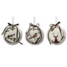 Pallina Stampa 100% Cotone Bianco Assortite la confezione  comprende 7 pezzi x 4.90€ cad  assortiti nei 3 disegni
