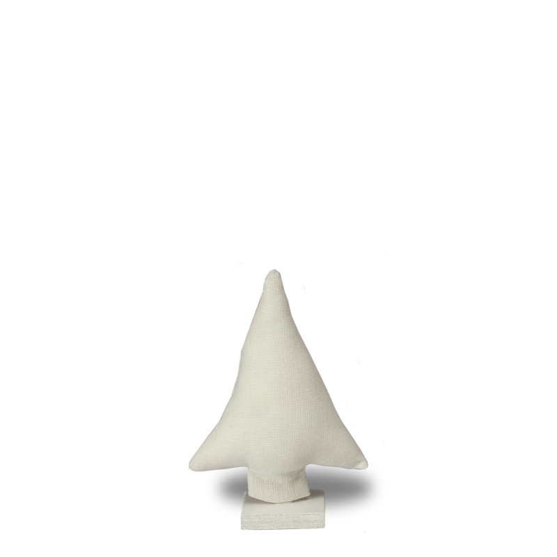 Albero Tessuto Imbottito piccolo Bianco